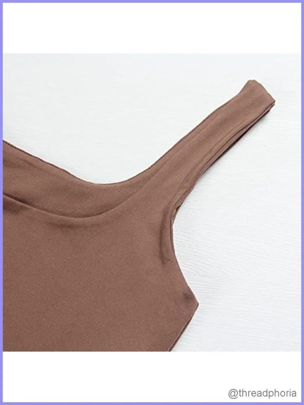 Women's Sleeveless Strappy Tank Square Neck Double Layer Crop Top